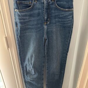 LOFT Blue Straight Leg Jeans Classic Denim Style